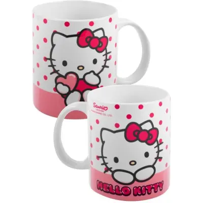 Hello Kitty - Anime Mugg - Hello Kitty - Herz - för None - flerfärgad