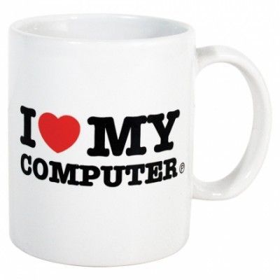 I Love My Computer Mugg