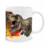 Jurassic Park Keramik Mugg - Licensierad