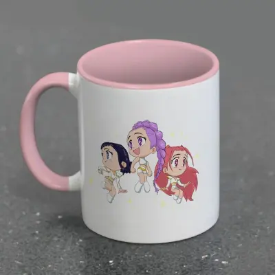 KPop Demon Hunters - Anime Mugg - Hunter Chibi - för  flerfärgad