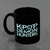 KPop Demon Hunters - Anime Mugg - KPop Logo - för  svart