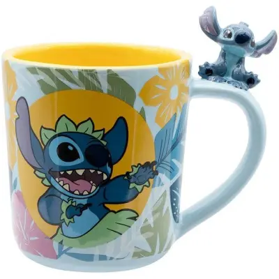 Lilo & Stitch - Disney Mugg - Hawaiian Stitch 3D Tasse - för  flerfärgad