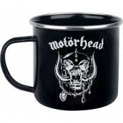 Motörhead Mugg - Warpig - Emaille Becher - för  svart