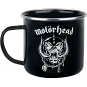 Motörhead Mugg - Warpig - Emaille Becher - för  svart