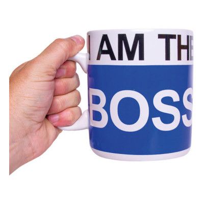Mugg I Am the Boss XL