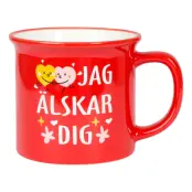 Mugg Jag Älskar Dig