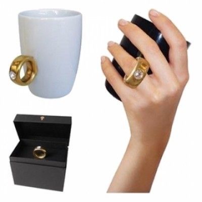 Mugg med Diamantring