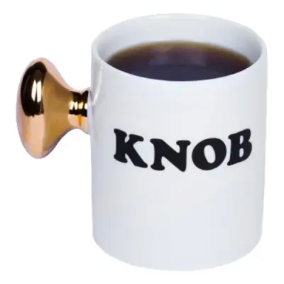 Mugg med Guldknopp
