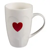Mugg med Rött Hjärta