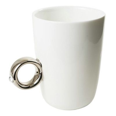 Mugg med Ring - Silver
