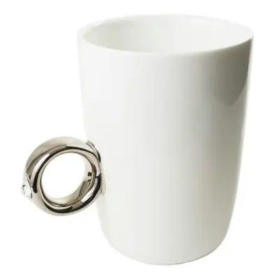 Mugg med Ring - Silver