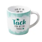 Mugg"Tack för att du finns"