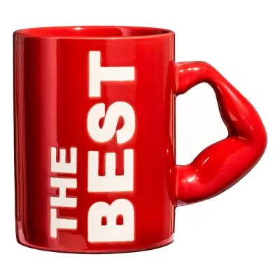 Mugg The Best - Röd