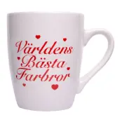 Mugg Världens Bästa Farbror