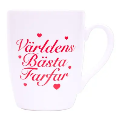 Mugg Världens Bästa Farfar