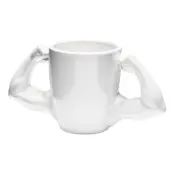 Muskelmugg Vit