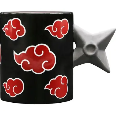 Naruto - Anime Mugg - Shuriken Akatsuki - för None - flerfärgad