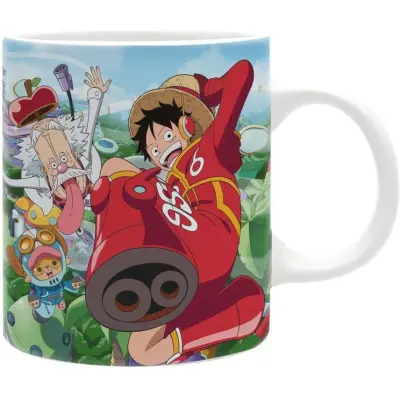 One Piece - Anime Mugg - Ruffy & Vegapunk - för  flerfärgad