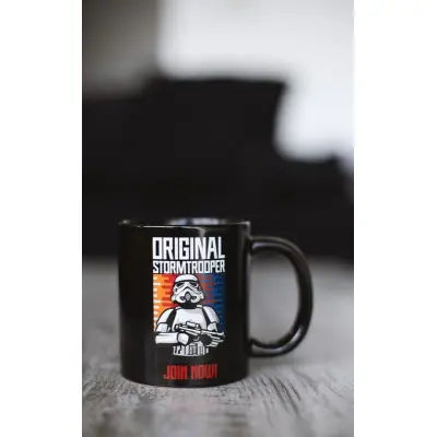 Original Stormtrooper - Anime Mugg - Retro Tasse Join Now - för None - svart