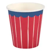 Pappersmuggar Små Röd/Blå - 10-pack