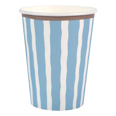 Pappersmuggar Blå/Brun - 6-pack