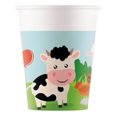 Pappersmuggar Bondgårdsdjur - 8-pack