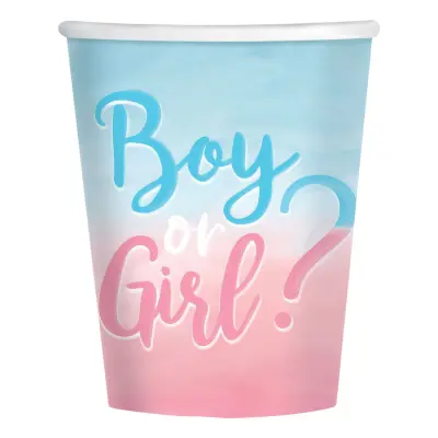 Pappersmuggar Boy or Girl Reveal - 8-pack