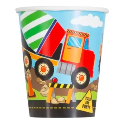 Pappersmuggar Construction Party - 8-pack