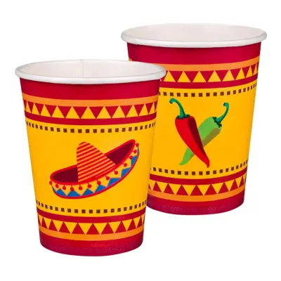 Pappersmuggar Fiesta - 10-pack