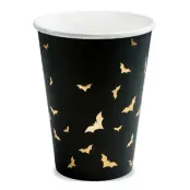 Pappersmuggar Fladdermöss Guld Metallic - 6-pack
