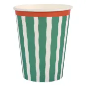 Pappersmuggar Grön/Orange - 6-pack