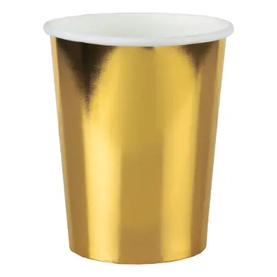 Pappersmuggar Guld Metallic - 10-pack