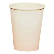 Pappersmuggar Guld/Persika Ombre - 8-pack