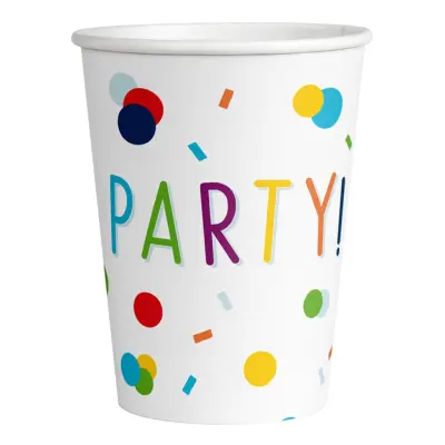 Pappersmuggar Happy Birthday Konfetti - 8-pack