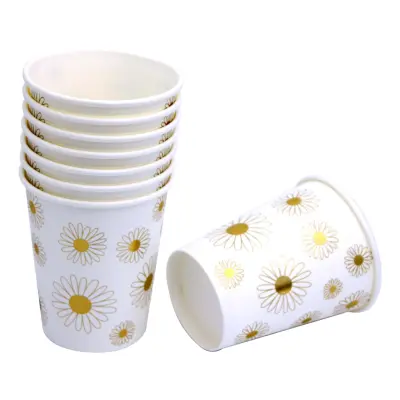 Pappersmuggar Prästkragar - 8-pack