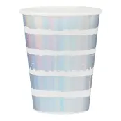 Pappersmuggar Randiga Färgskimrande - 10-pack