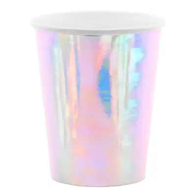 Pappersmuggar Regnbågsskimrande - 6-pack