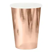 Pappersmuggar Roséguld - 6-pack