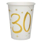 Pappersmuggar Siffra Guld/Vit - Siffra 30