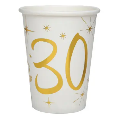 Pappersmuggar Siffra Guld/Vit - Siffra 30