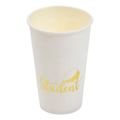 Pappersmuggar Stora Student Guld - 8-pack