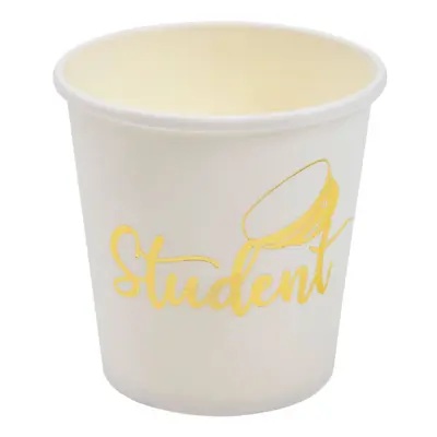 Pappersmuggar Student Guld - 8-pack