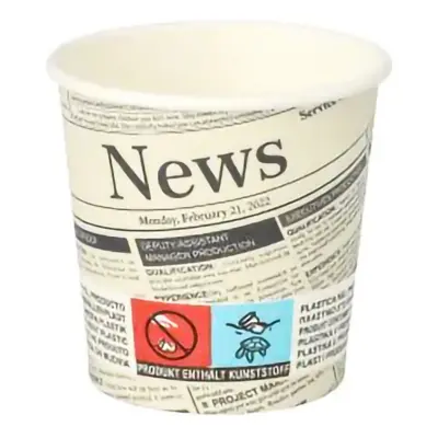 Pappersmuggar Tidningsmotiv Små - 50-pack