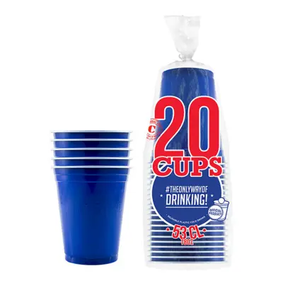 Party Cups Marinblå - 20-pack