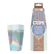 Party Cups Papper Holografisk - 20-pack