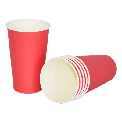 Party Cups Papper Röd - 24-pack