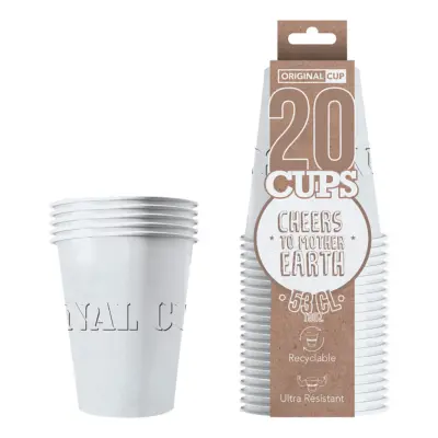 Party Cups Papper Vit - 20-pack
