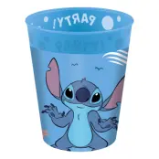 Plastmuggar Stitch&Angel Återanvändbara - 4-pack