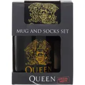 Queen Mugg - Logo - Tassen-Socken-Set - för None -