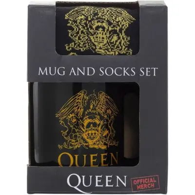 Queen Mugg - Logo - Tassen-Socken-Set - för None -
